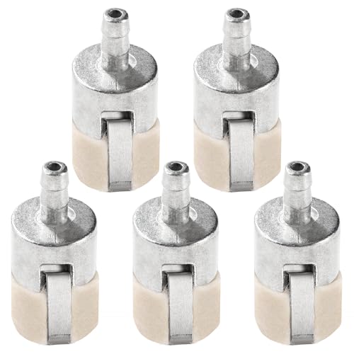 VooGenzek 5 Pièces Élément Filtrant pour Scie à Chaîne, Filtre à Essence Tronçonneuse, Compatible avec 125-527 131-205-07320 3112 T230 T231 FC75 FS85...
