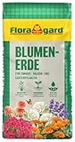 Floragard Blumenerde 40 L – hochwertige Universalerde mit Ton & Langzeitdünger – lockere...
