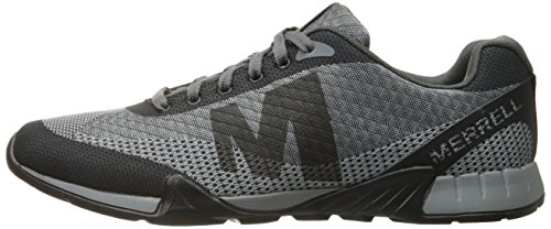 MerrellVersent - Scarpe stringate Uomo, Nero, 42