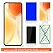 Original Inner Foldable for Samsung Galaxy Z Flip5 Screen Replacement for Samsung Z Flip 5 LCD Display SM-F731B SM-F731U LCD Digitizer Touch Screen Assembly Repair Part with Frame (Black)