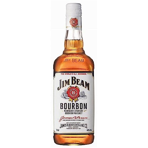 Jim Beam Bourbon Whiskey Straight Kentucky 70cl (paquete de 70 cl)