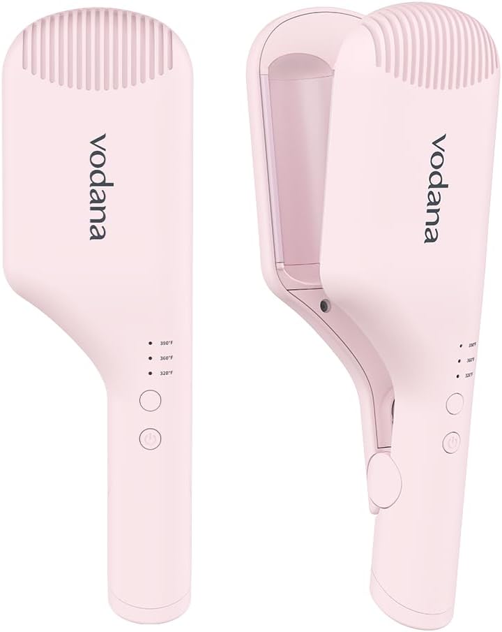 vodana Mini Size Wave Iron, 1.25 Inch, Easy & Quick Styling