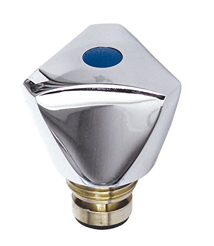 Preisvergleich Produktbild Sanitop-Wingenroth 24106 9 Sanitär-Oberteil mit Metall-Dreikanthaubengriff Markierung, blau / rot, 3 / 8 Zoll