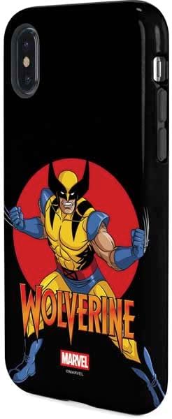 Skinit Pro Phone Case Compatible with iPhone X - Officially Licensed Marvel X-Men Wolverine Design