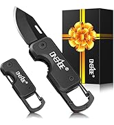 Gifts for Men Dad Husband - Stocking Stuffers for Men, Keychain EDC Gift with 1.62inch Blade - Po...