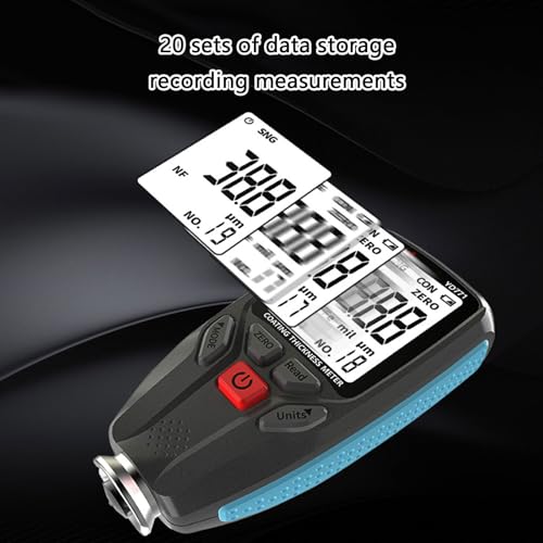 Medidor de espesor de pintura con pantalla LCD ABS miniatura 2