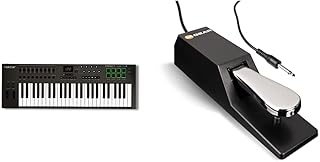 Nektar Impact LX49+ USB MIDI Keyboard Controller DAW Integration & M-Audio SP-2 - Universal Sustain Pedal with Piano Style Action, The Ideal Accessory for MIDI Keyboards, Digital Pianos