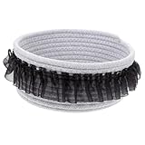Panier en corde : une bonne aide pour l'ameublement bureau à , qui créera une vie propre et bien rangée , panier tissé en corde de coton