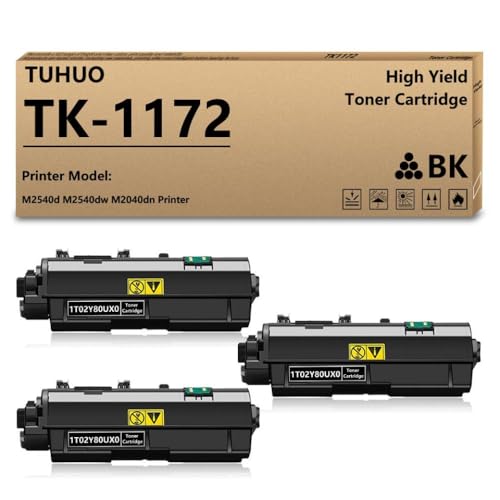 TUHUO TK 1172 TK1172 1T02S50US0 Black Toner Cartridge Compatible With - M2040dn M2540d M2540dne M2540dnw Printers(Black-3PK(450g))