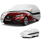 Holthly Autoabdeckung Passend für Seat Leon(1999-2026) 10 Schichten Vollgarage