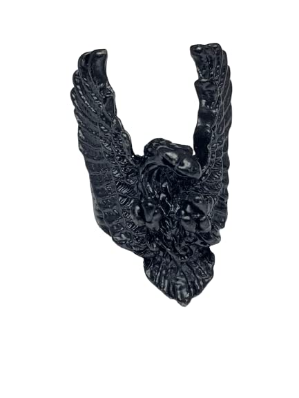 Rings For Men Black Flying Eagle Biker Ring-image-17