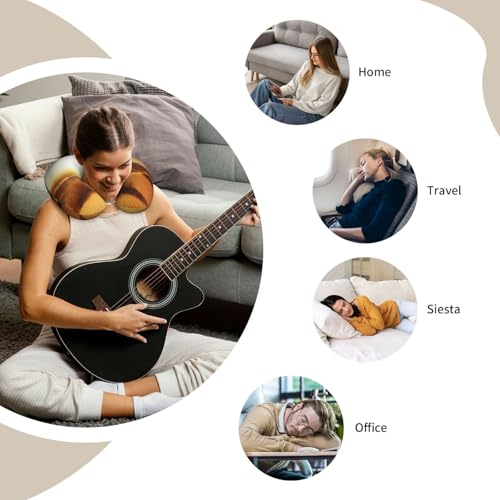 Almohada de viaje espuma viscoelástica tamaño estándar miniatura 5