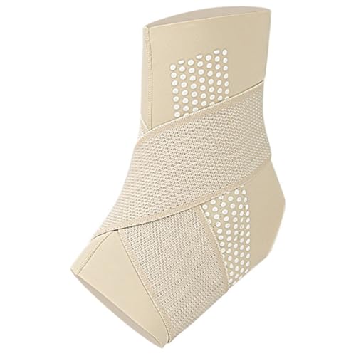 WOFASHPURET Sports Ankle Sleeve Wrap Breathable Ankle Brace Protector for Running Football and Other Activities Comfortable Support for Women and Men Skin Color