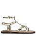 Sam Edelman Women's Teeni Flat Sandal, Amber Gold, 11