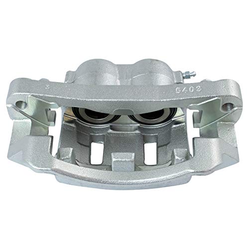 Image of TRQ Front Brake Pad Caliper & Rotor Kit with Chemical Kit Ceramic