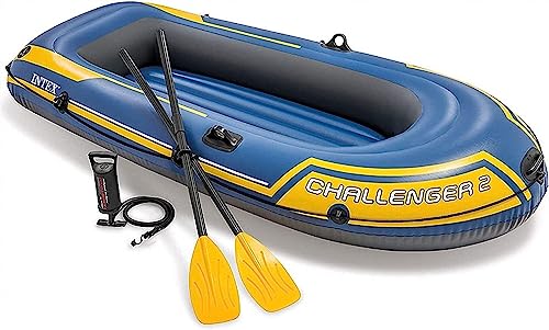 ELzEy Schlauchboot-Set, tragbares Fischerboot, Surfboot, Gummiboot