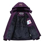 MOERDENG Women's Waterproof Ski Jacket Warm Winter Snow Coat Mountain Windbreaker Hooded Raincoat Jacket - Image 3