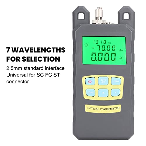 Image of 15PCS Fiber Optic Termination Tool Kit FTTH Fiber Optic Tool Kit Cold Connection Assembly with Optical Power Meter