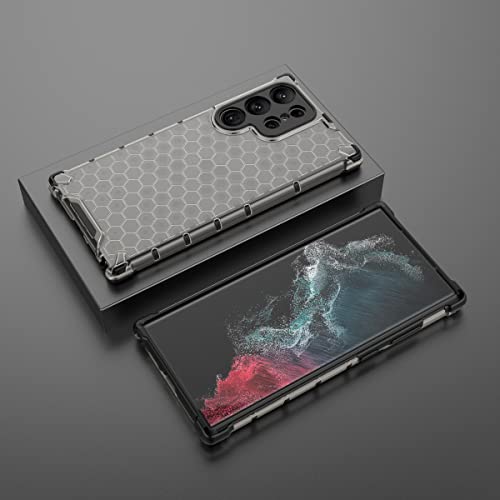 Image of Glasgow Back Case Cover Designed for [ Samsung Galaxy S23 Ultra 5G ] (Stylish Look | Shock Proof) - Black