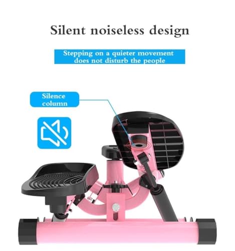 Image of Sunny Health and Fitness Adjustable Mini Stair Stepper with Twisting Action Pedals & LED Display - Low Noise Home Exercise Machine