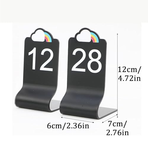 Support de numéro de table en acrylique découpé au laser pour votre restaurant - 3