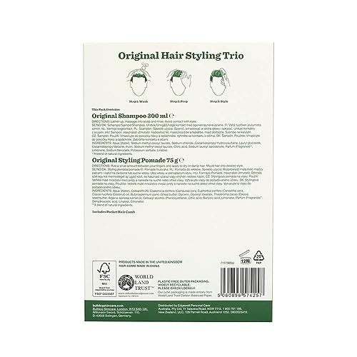 BULLDOG SKINCARE - Original Hair Styling Trio Giftset for Men | Hair Care Kit - Image 3
