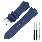 Adwoa Uhrenarmband aus Silikongummi, kompatibel mit Vacheron Constantin Overseas – 25 mm x 8 mm Vacheron Constantin Uhrenarmband