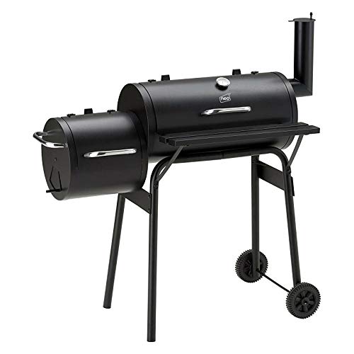 Neo Large Barrel Smoker Barbecue BBQ Outdoor Charcoal Portable Grill Garden Drum