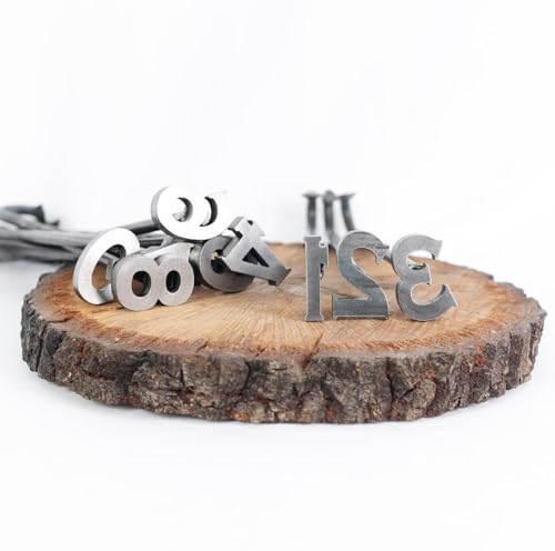 0-9 Number Branding Irons - 10 Irons - Custom Cowboy Monogram - The Heritage Forge