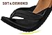 ChayChax Mens Two-Tone Flip Flops with Arch Support Comfort Beach Thong Sandals Indoor Outdoor, Black/Gold, 13 Men