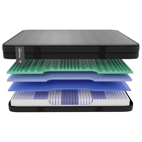 Pharmaflex Performance Hybrid - Materasso Singolo 80x190 in Memory Foam Ortopedico, Alto 27 cm con 7 Zone e 800 Sospensioni contro Mal di Schiena, Ottimo Comfort e Rigidità 7/10, Dispositivo Medico