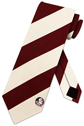 Eagles Wings Florida State University Regiment Woven Silk Tie