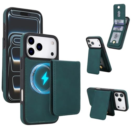 Étui iPhone 16 Pro vert foncé : résolvez le dilemme entre coque et portefeuille