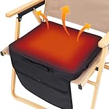 Connexion portable : Conçue pour une utilisation pratique, cette housse de siège chauffante fonctionne sans fil grâce à un système alimenté par USB, compatible avec les batteries externes pour une chaleur constante pendant les trajets en voiture, le camping ou les sorties par temps froid.