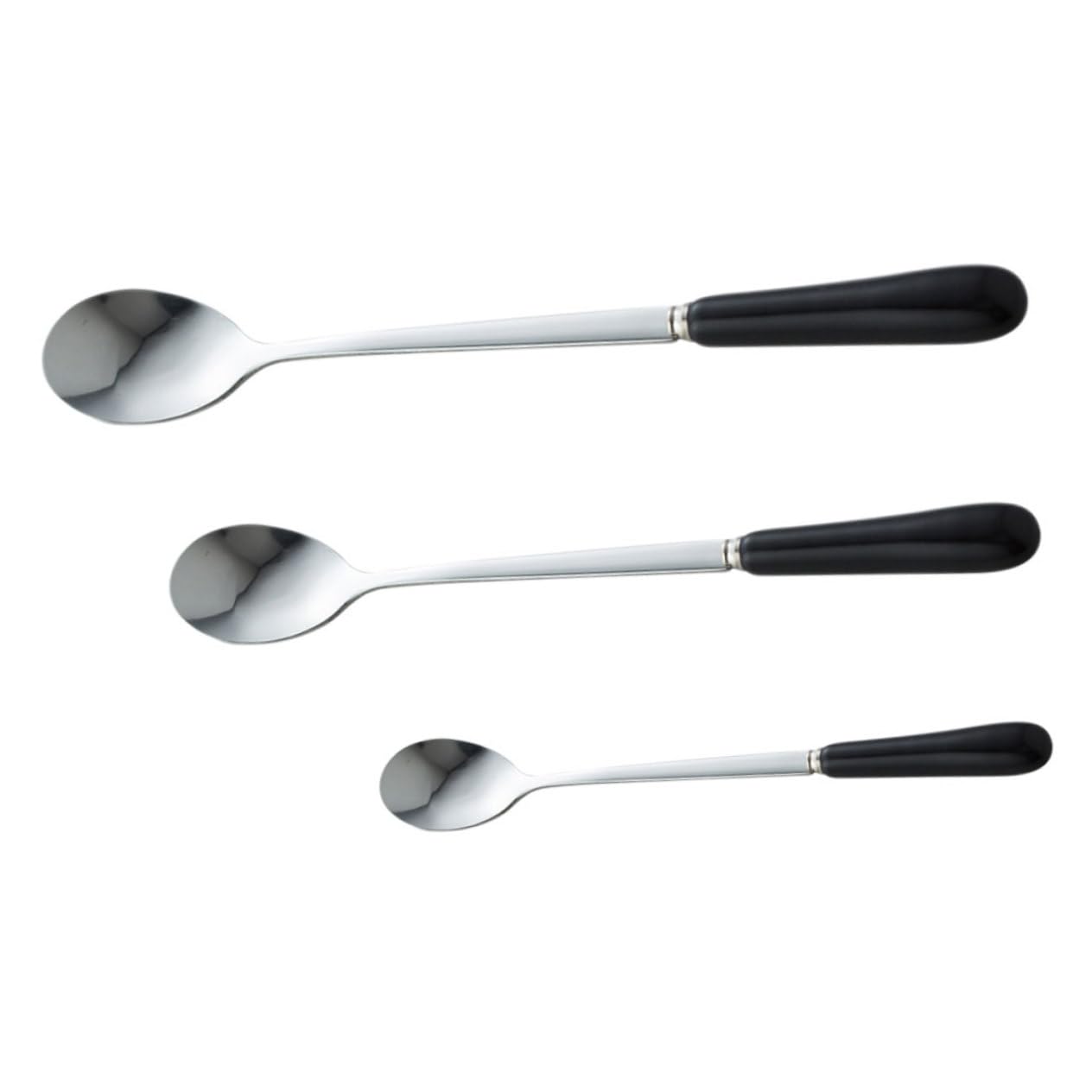 OFFSCH Stirring Spoons Set for Coffee Bar Mini Dessert Spoons Long Handles for Tea Root Beer Sundaes