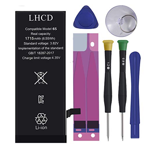 LHCD Battery for iPhone 6s, Original 1715mAh Li-Polymer Replacement Battery, with Professional Tool