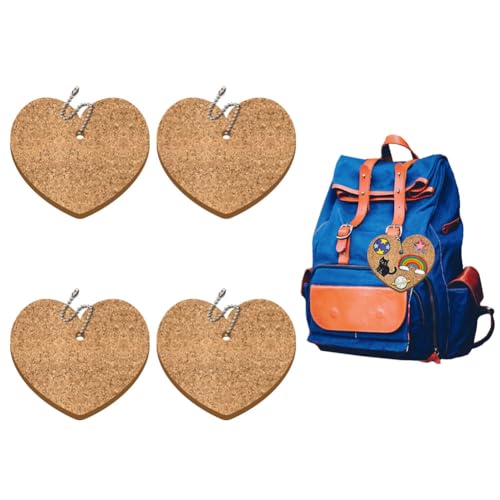 peacoblue 4Pcs Heart Enamel Pin Holder Display Board Collection with