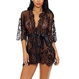 Neu in dieser Saison, ein Muss für Damen Bedding! Robe Kimono Spitze Reizwäsche als Nachtwäsche, Unterwäsche, Morgenmantel