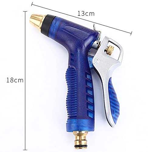 CaoQuanBaiHuoDian Huishoudelijke reiniging watergeweer huishoudelijke auto waw water pistool blauw koper tuin… - Image 5