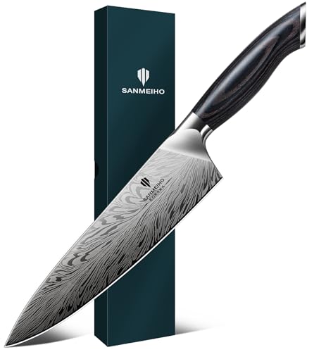 Imagen de SANMEIHO Cuchillo de Chef de Acero en Polvo