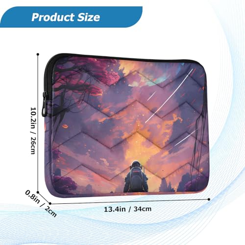 Funda para portátil con diseño de planeta astronauta 13-14 pulg miniatura 3