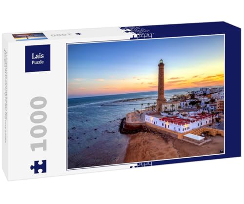 Lais Puzzle Faro de Chipiona al Amanecer en la Provincia de Cádiz, España 1000 Piezas