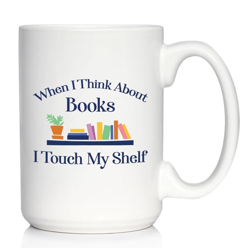 Taza de cerámica blanca de 15 oz miniatura 1