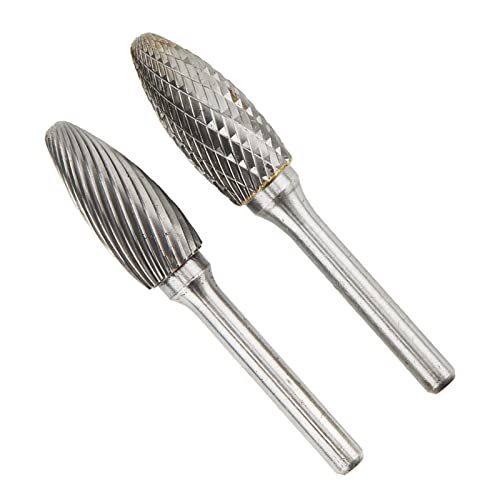 Set de fresas de carburo Qiilu doble corte 14 mm miniatura 2
