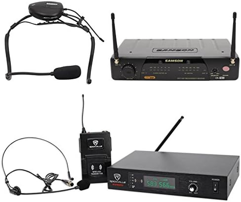 Samson Airline 77 Wireless Fitness Aerobics Headset UHF Microphone+Free UHF Mic