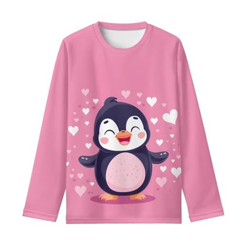 Image of Girls Basic Tee Shirts Outdoor Long Sleeve Shirt Winter Clothes Size 3-16 Top Fall Clothes Gift for Holiday
