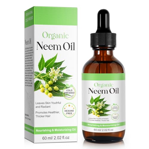 Plant Essential Oil Natural Aromatherapy Oil for Relaxation & Wellness Suitable for Moisturizing the Skin Reducing Scars Promoting Sleep Massage and Self-care. (Neem Oil)