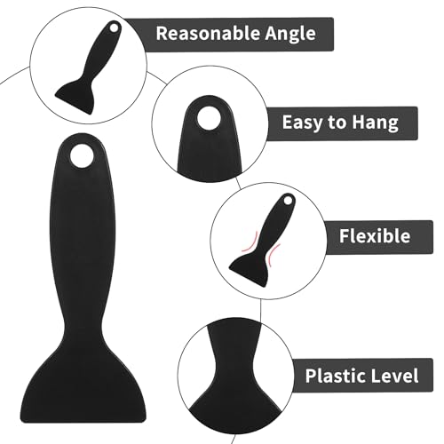 Lusofie 604525_1_2GEDGTWJ 14Pcs Plastic Scraper Flexible Plastic Putty Knife 2 Colours Putty Knife Scraper thumb #2