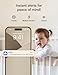 nooie 2K Smart WiFi Baby Monitor with Camera and Audio, Smartphone App Control, Temperature Sensor, Motion & Cry Detection, IR Night Vision, 2-Way Talk, Cloud & SD Card Storage, Ideal for New Moms