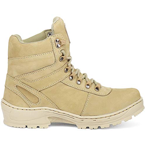 Bota Coturno Adventure Cano Curto Areia (40)